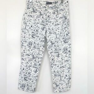 Charter Club‎ Bristol Capri Nautical Coastal 5 pocket Cotton/Spandex Size 8